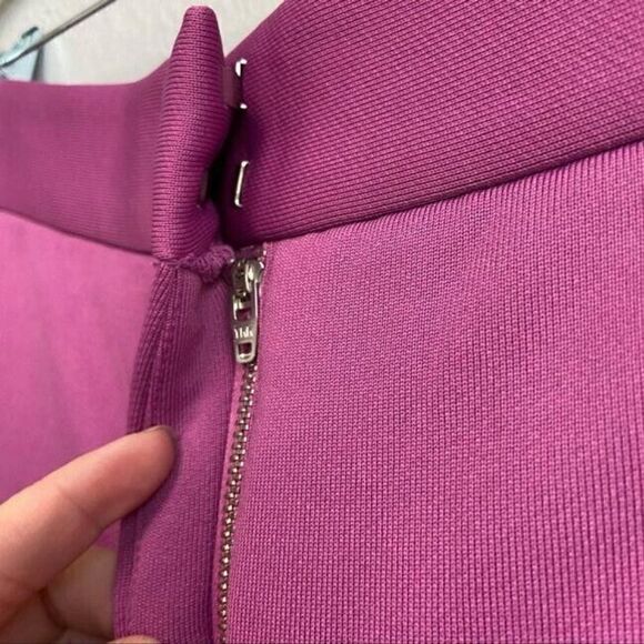 NWT A.L.C. Hot Pink Suit Pants Trousers Straight Leg Zip Fly Women Small Petite - Picture 11 of 11